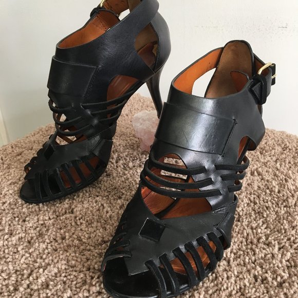 Givenchy Caged Huarache Style Sandals - Picture 1 of 8